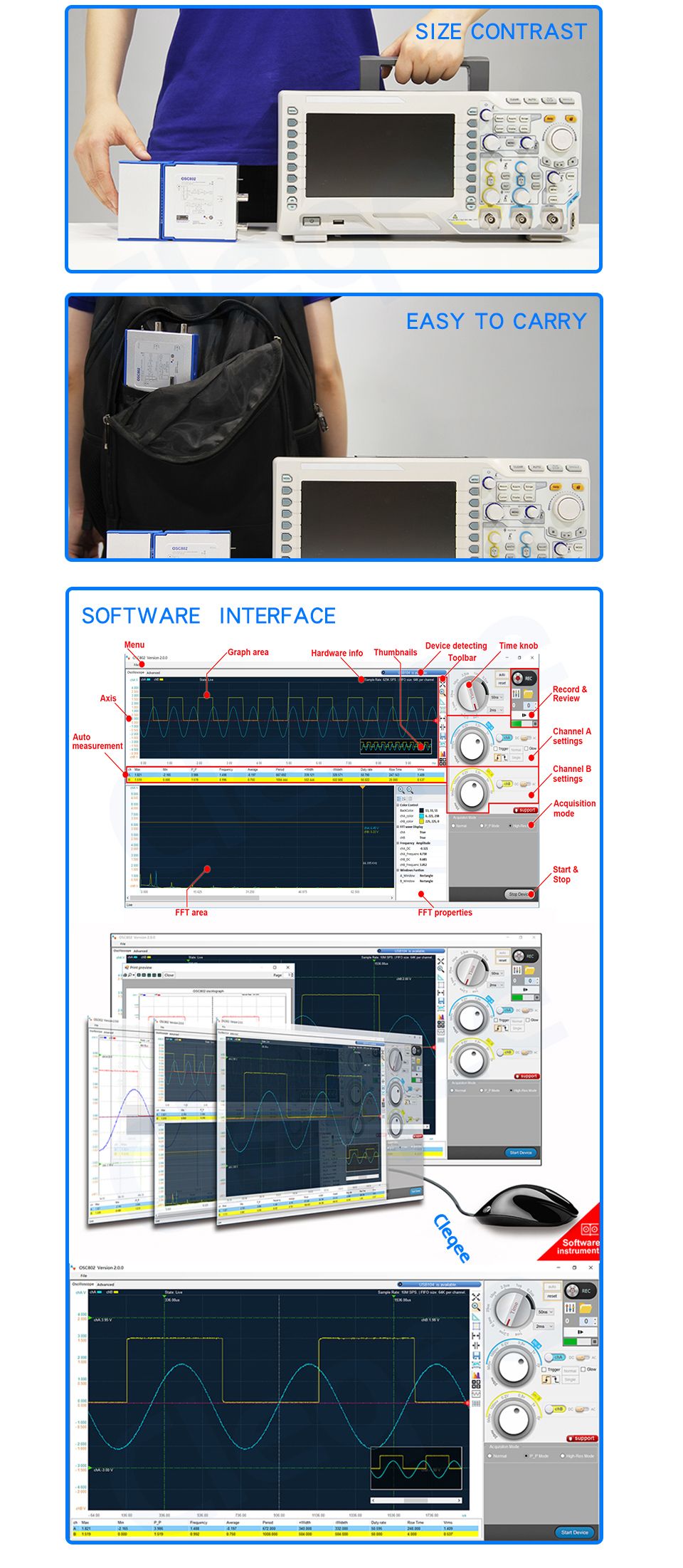 LOTO-OSC482L-Digital-Portable-Oscilloscope-OSC482L-PC-USB-20-Virtual-2CH-Bandwidth-Oscilloscope-with-1537508