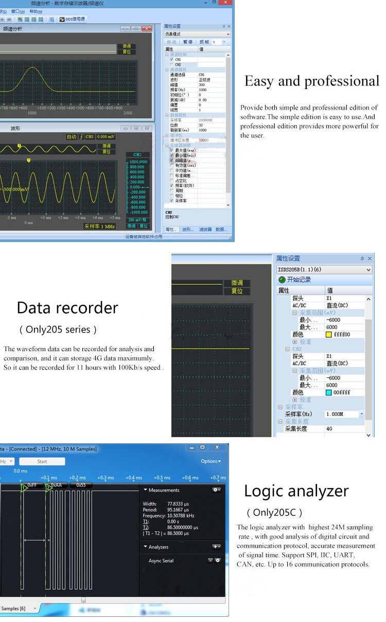 MDSO-ISDS205A-2CH-20MHz-48MSas-Virtual-PC-USB-Oscilloscope-FFT-Analyzer-Data-Logger-1040896