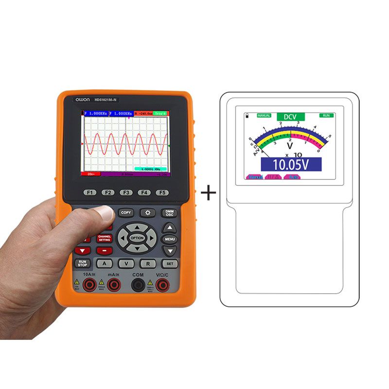 OWON-HDS1021M-N-2-IN-1-Digital-Oscilloscope-Multimeter-1-Channel-Handheld-Portable-20Mhz-Bandwidth-U-1740192