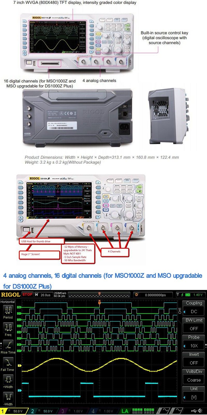 RIGOL-DS1054Z-Digital-4-Channels-50MHz-Bandwidth-1GSs-7inch-WVGA-12Mpts-30000wfm-Oscilloscope-1112065