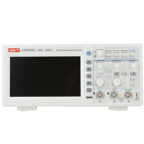 UNI-T-UTD2025CL-25MHz-250Mss-Digital-Storage-Oscilloscope-DSO-2Channels-7inch-TFT-LCD-Scopemeter-1061277