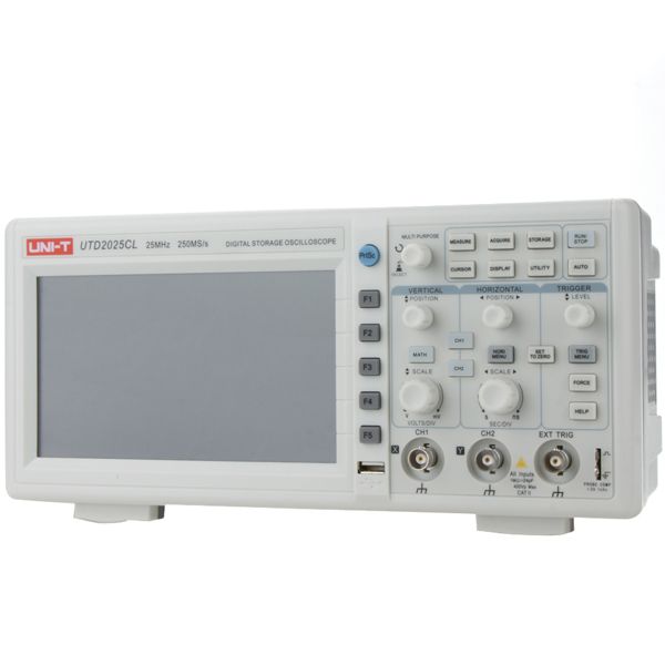 UNI-T-UTD2025CL-25MHz-250Mss-Digital-Storage-Oscilloscope-DSO-2Channels-7inch-TFT-LCD-Scopemeter-1061277