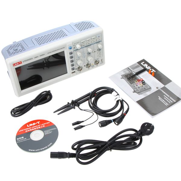 UNI-T-UTD2025CL-25MHz-250Mss-Digital-Storage-Oscilloscope-DSO-2Channels-7inch-TFT-LCD-Scopemeter-1061277