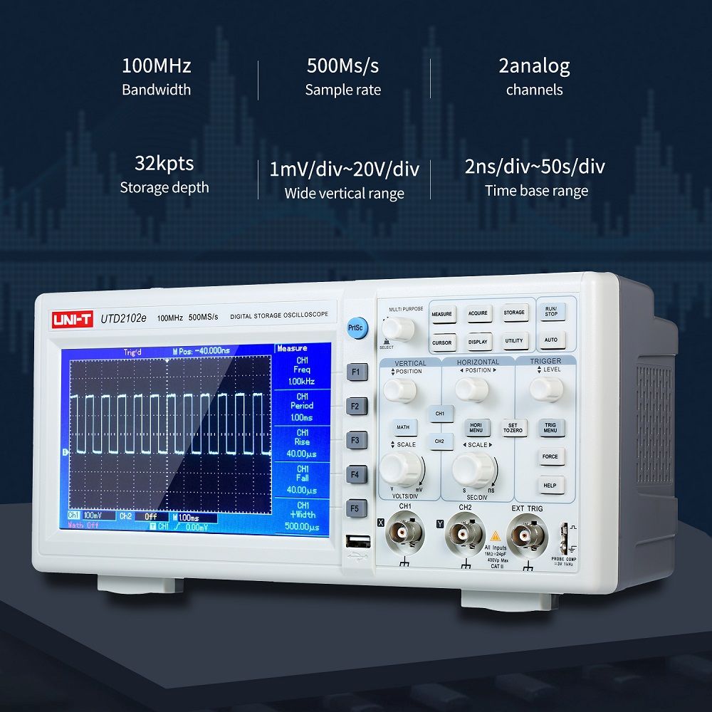 UNI-T-UTD2102e-Digital-Oscilloscope-100MHz-with-USB-OTG-Logic-Analyzer-Bandwidth-2-Channels-500MsS-S-1607103