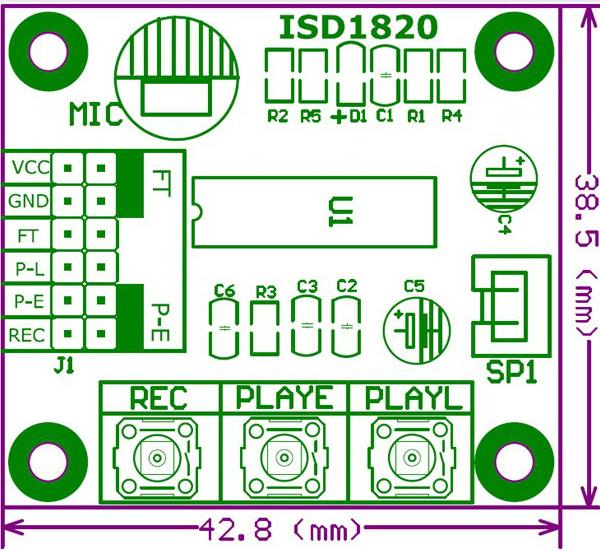 10pcs-ISD1820-3-5V-Voice-Module-Recording-And-Playback-Module--Control-Loop--Jog--Single-Play-Geekcr-1213348