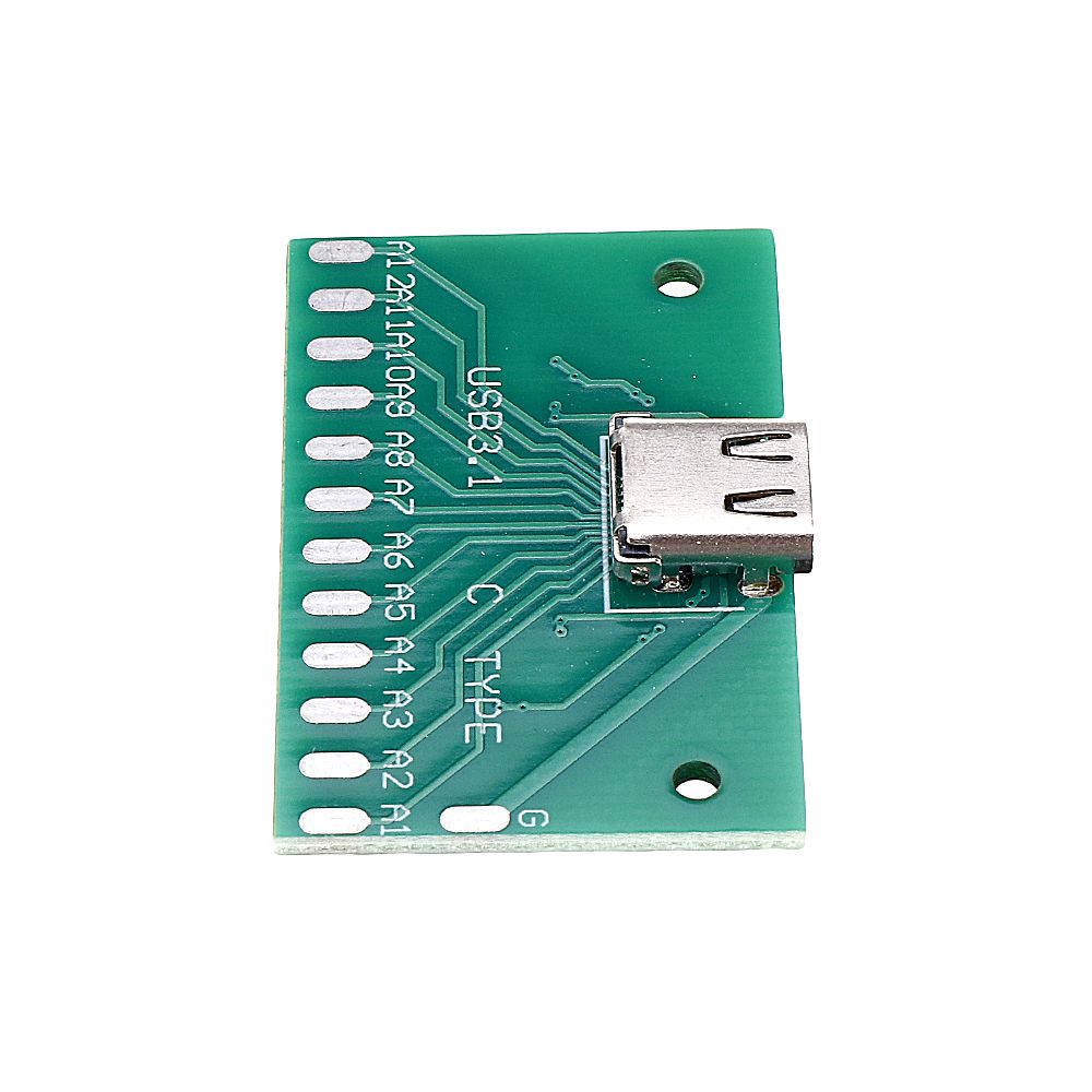 10pcs-TYPE-C-Female-Test-Board-USB-31-with-PCB-24P-Female-Connector-Adapter-For-Measuring-Current-Co-1605799