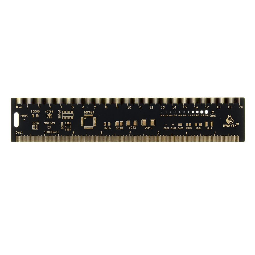 20cm-Multifunctional-PCB-Ruler-Measuring-Tool-Resistor-Capacitor-Chip-IC-SMD-Diode-Transistor-Packag-1443569