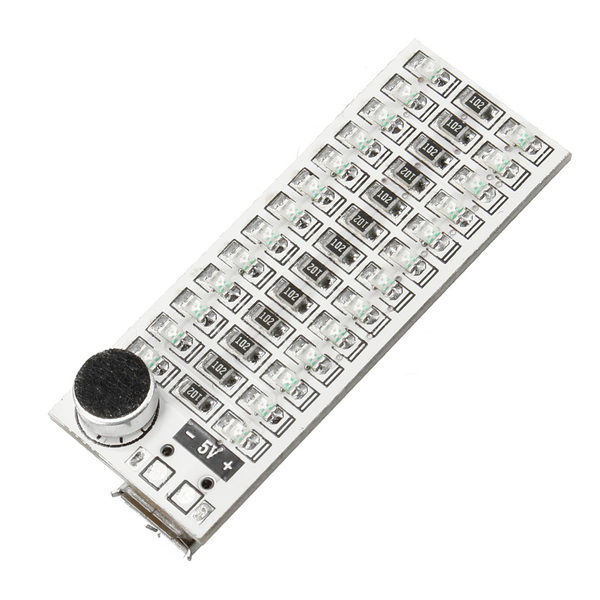3Pcs-2x13-USB-Mini-Spectrum-Green-LED-Board-Voice-Control-Sensitivity-Adjustable-1211165