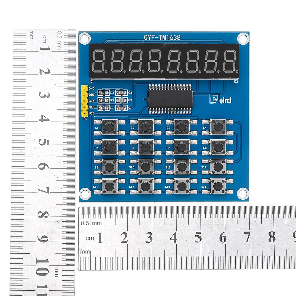 3pcs-TM1638-3-Wire-16-Keys-8-Bits-Keyboard-Buttons-Display-Module-Digital-Tube-Board-Scan-And-Key-LE-1430732