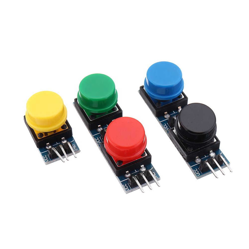 5Pcs-12x12mm-Key-Switch-Module-Touch-Tact-Switch-Push-Button-Non-locking-With-Cap-RedBlackYellowGree-1527133