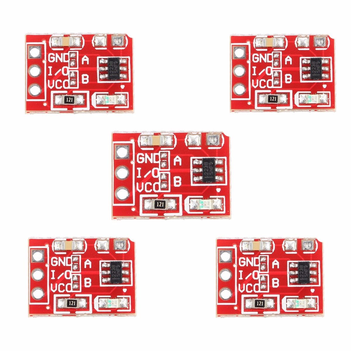 5Pcs-25-55V-TTP223-Capacitive-Touch-Switch-Button-Self-Lock-Module-1132673