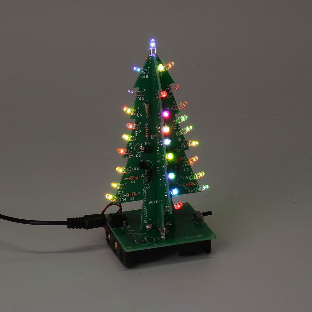 Assembled-Christmas-Tree-RGB-LED-Color-Light-Electronic-3D-Decoration-Tree-Children-Gift-Ordinary-Ve-1602731