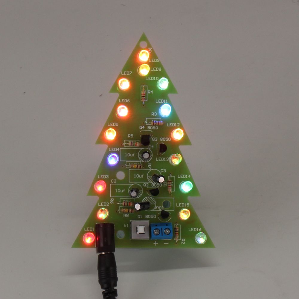 Assembled-USB-Christmas-Tree-16-RGB-LED-Color-Light-Electronic-PCB-Decoration-Tree-Children-Gift-Ord-1602762