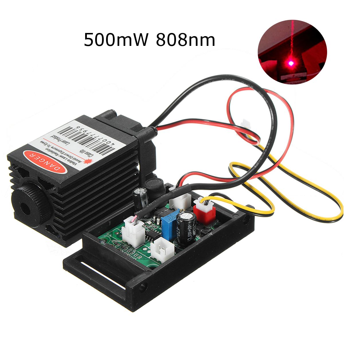 Focusable-500mw-808nm-Infrared-IR-Laser-Diode-Dot-Module-12V--TTL--Fan-Cooling-1227542