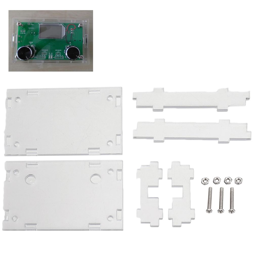 Transparent-Acrylic-Sheet-Housing-Case-For-DSP--PLL-Digital-Stereo-FM-Radio-Receiver-Module-1124469