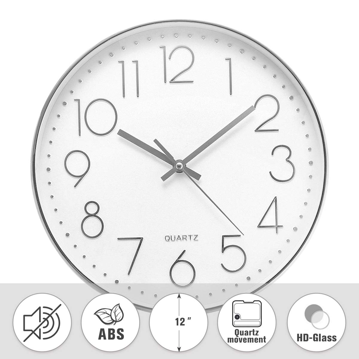 12-Inches-30CM-Wall-Clock-Living-Room-Non-Ticking-Modern-Big-Office-4-Types-1638342