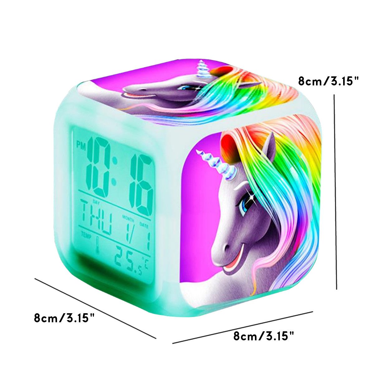 7-Colors-Changing-Unicorn-LED-Digital-Alarm-Clock-Thermometer-Date-Time-1631833