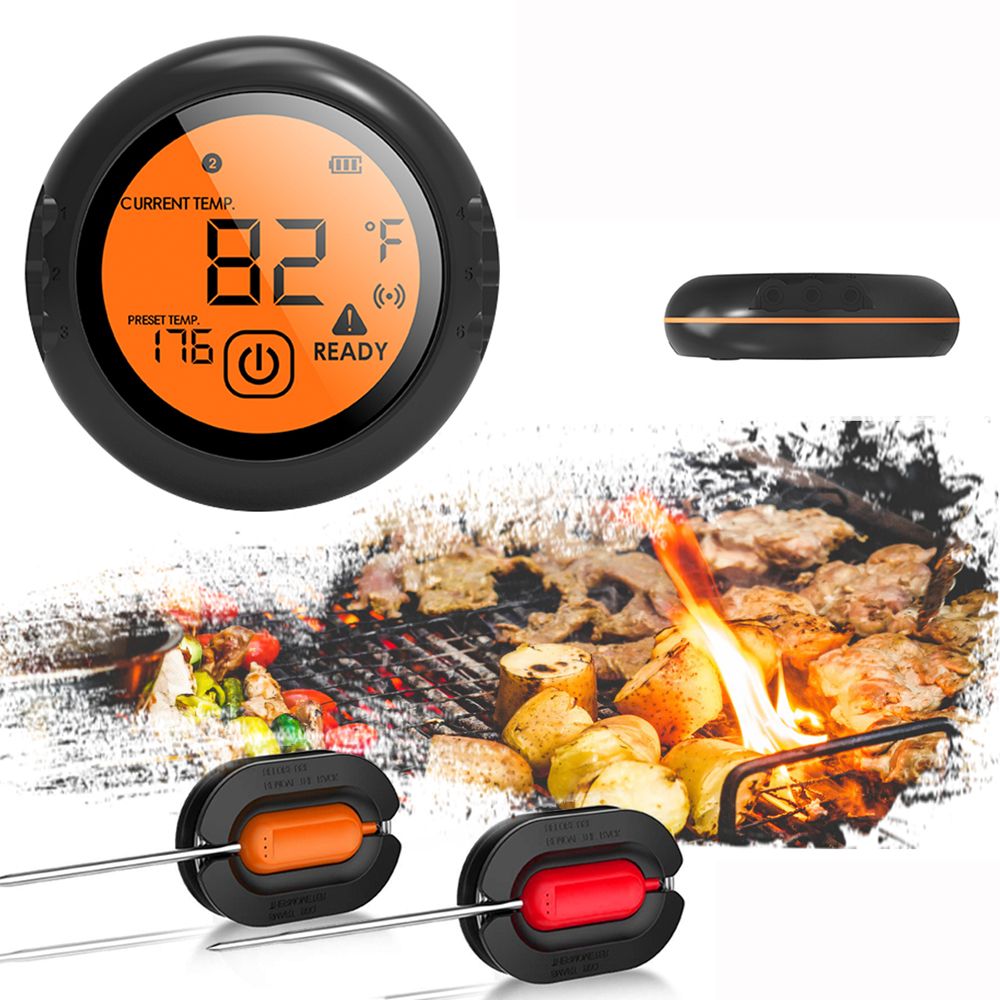 Bluetooth-Wireless-Smart-Meat-Thermometer-2-Probes-For-IOS-Android-Cooking-BBQ-1468313