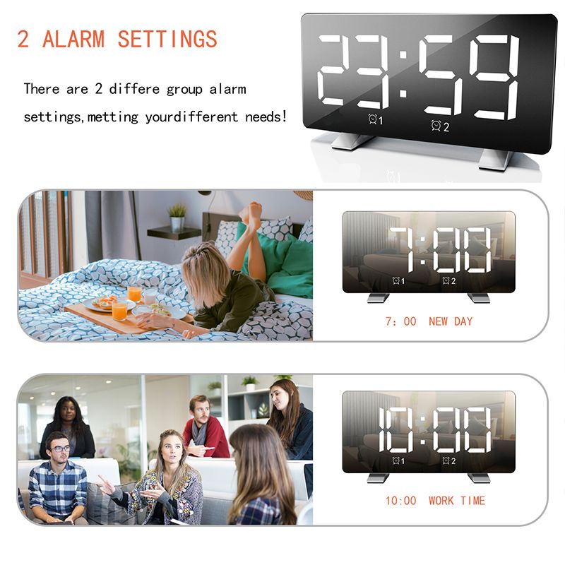 Mirror-Digital-Display-LED-Snooze-Alarm-Clock-USB-Time-Night-Mode-Clock-1545657