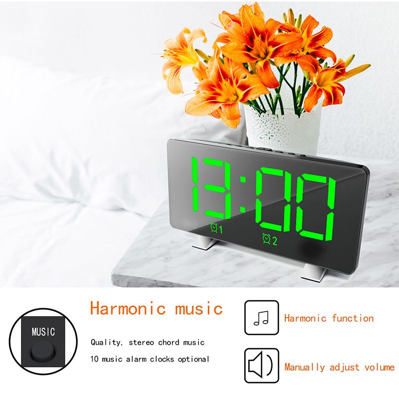 Mirror-Digital-Display-LED-Snooze-Alarm-Clock-USB-Time-Night-Mode-Clock-1545657