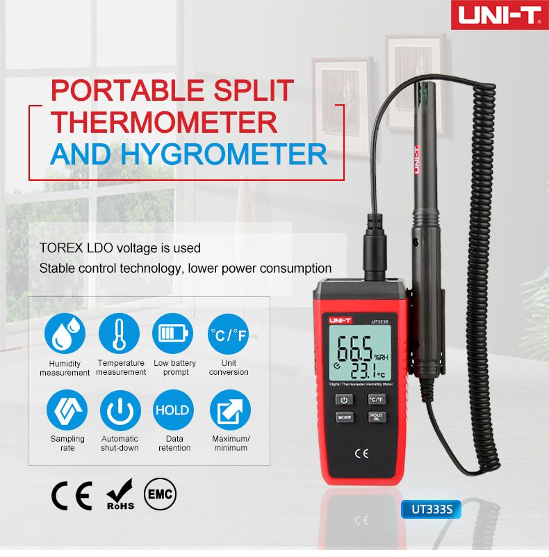 UNI-T-UT333S-Mini-Temperature-Humidity-Meter-Outdoor-Hygrometer-Overload-Indication-Unit-Conversion--1404792
