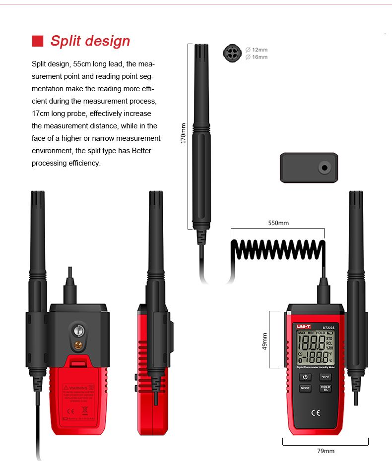 UNI-T-UT333S-Mini-Temperature-Humidity-Meter-Outdoor-Hygrometer-Overload-Indication-Unit-Conversion--1404792