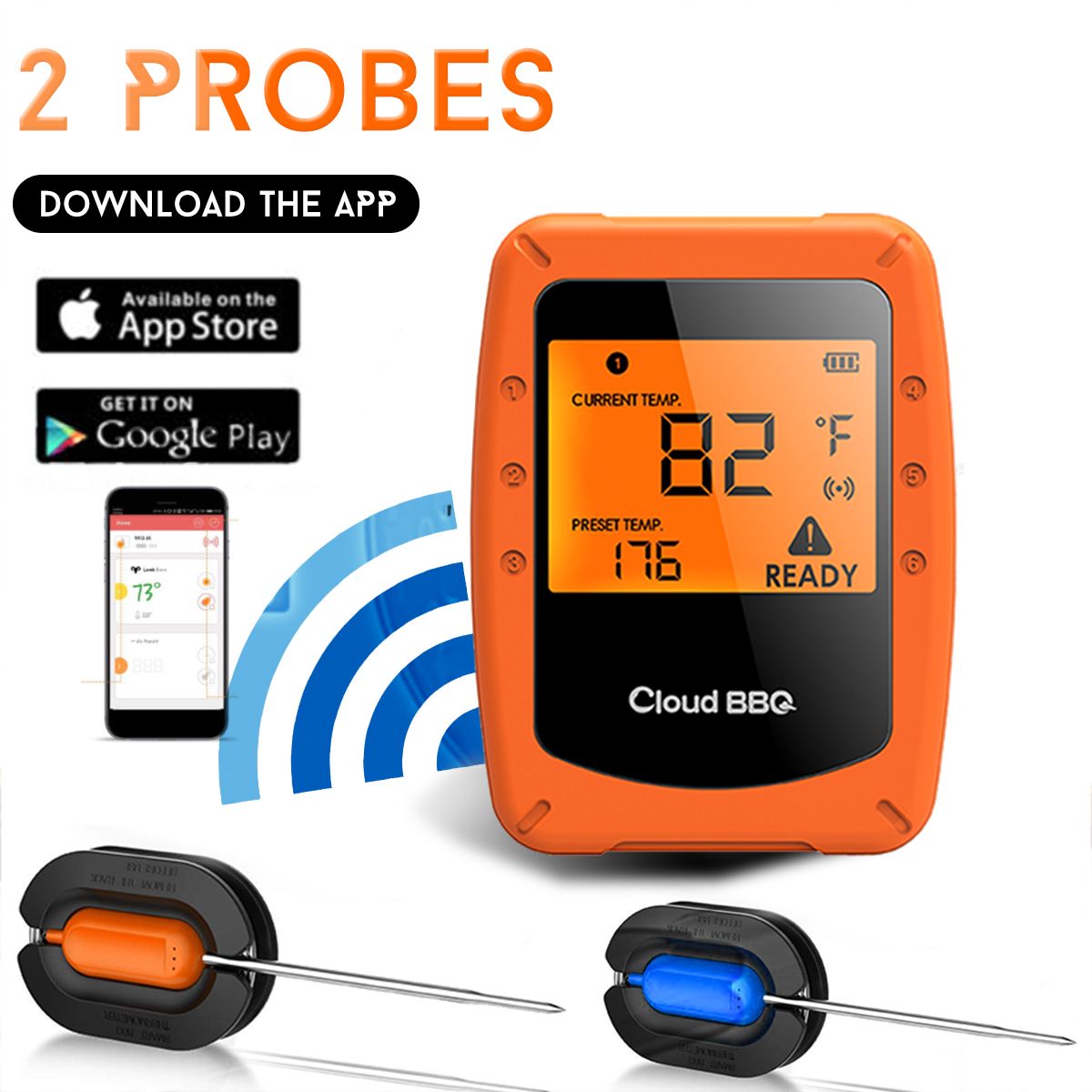 Wireless-Smart-Meat-Thermometer-2-Probes-BluetoothWiFi-For-IOS-Android-Digital-Thermometer-1460917