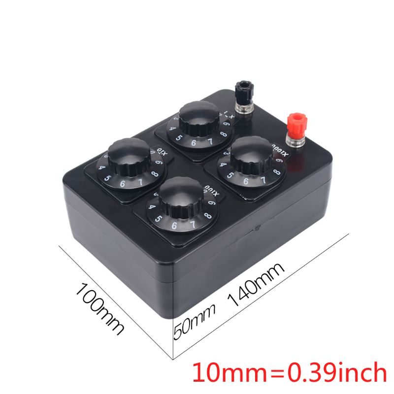 0-9999-Ohm-Simple-Resistance-Box-Precision-Variable-Decade-Resistor-Teaching-Instrument-1625005