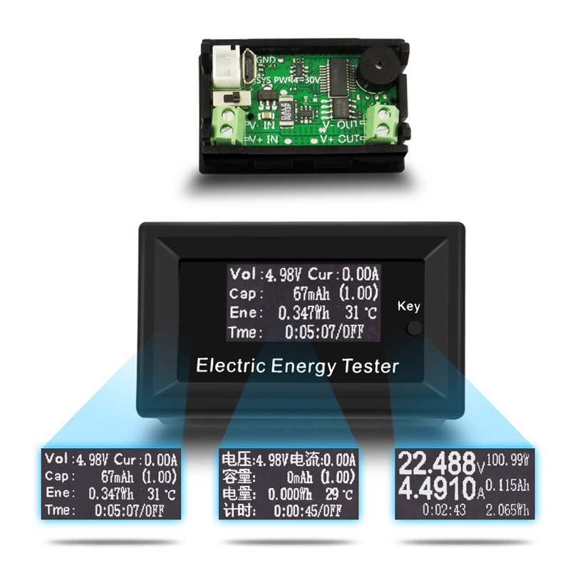 150V-20A-Electric-Energy-Tester-DC-Volt-Meterr-Ammeter-Current-Voltage-Meter-1170132