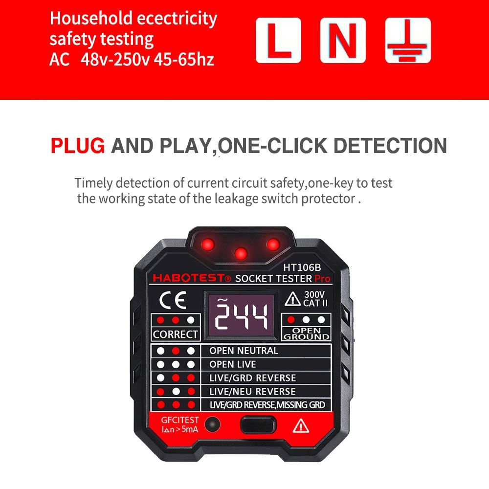 2pcs-HT106B-Socket-Outlet-Tester-Circuit-Polarity-Voltage-Detector-Wall-UKEU-Plug-Breaker-Finder-RCD-1444177