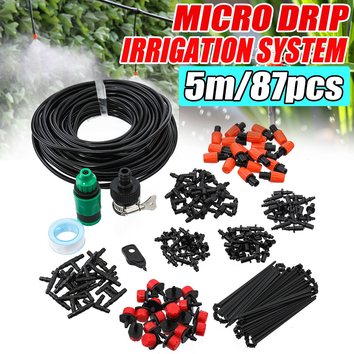 5M-Water-Irrigation-Kit-Micro-Drip-Watering-System-Automatic-Plant-Garden-Set-1697766