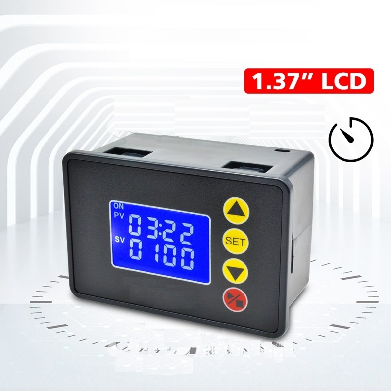 AC-110-220V-Delayed-On--Off-Infinite-Cycle-Timing-Timer-Relay-Module-LCD-Digital-Display-1650362