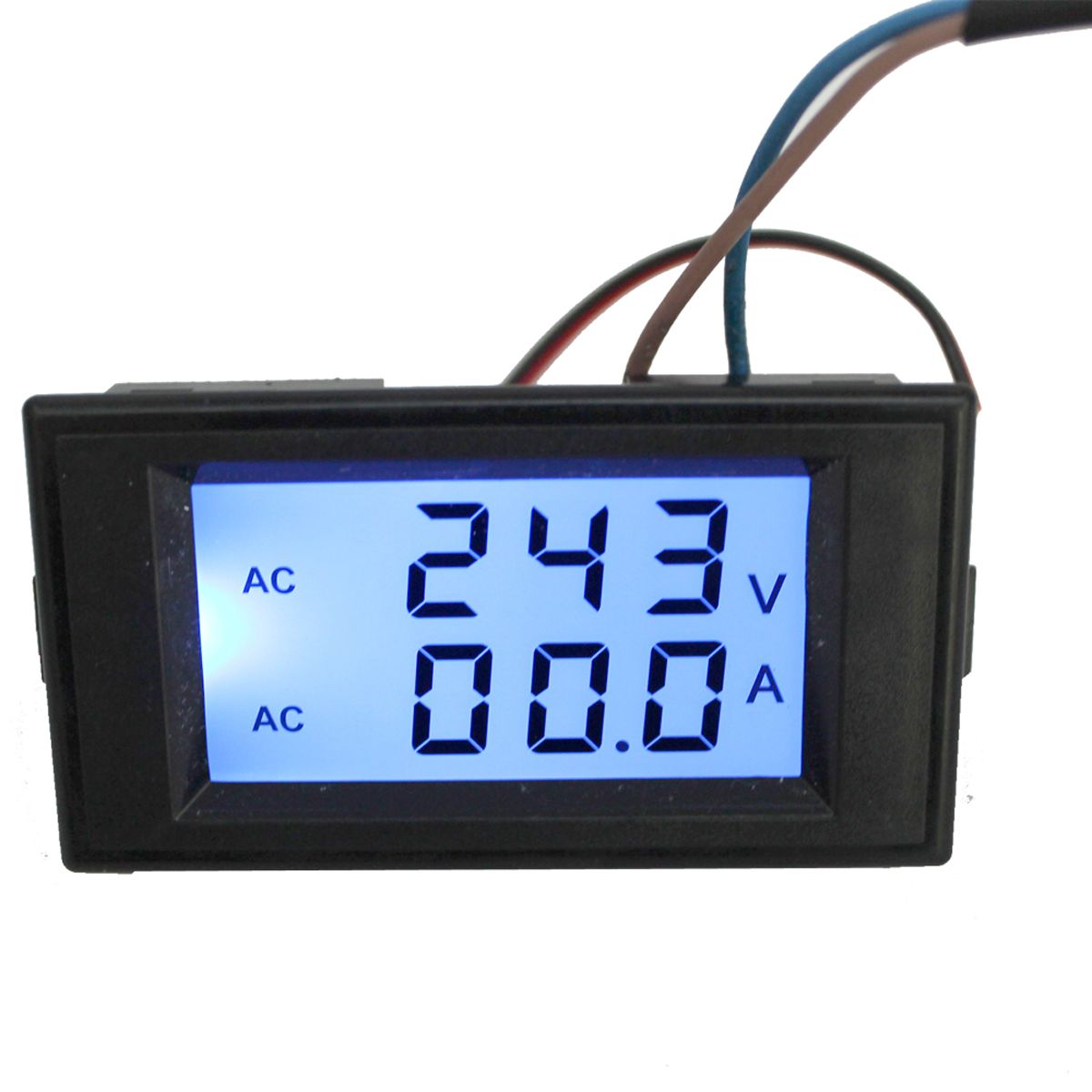 D69-2042-Digital-AC-Voltmeter-Ammeter-300V-100A-Blue-LCD-Dual-Panel-Volt-Amp-Combo-MeterCT-110V-1444181