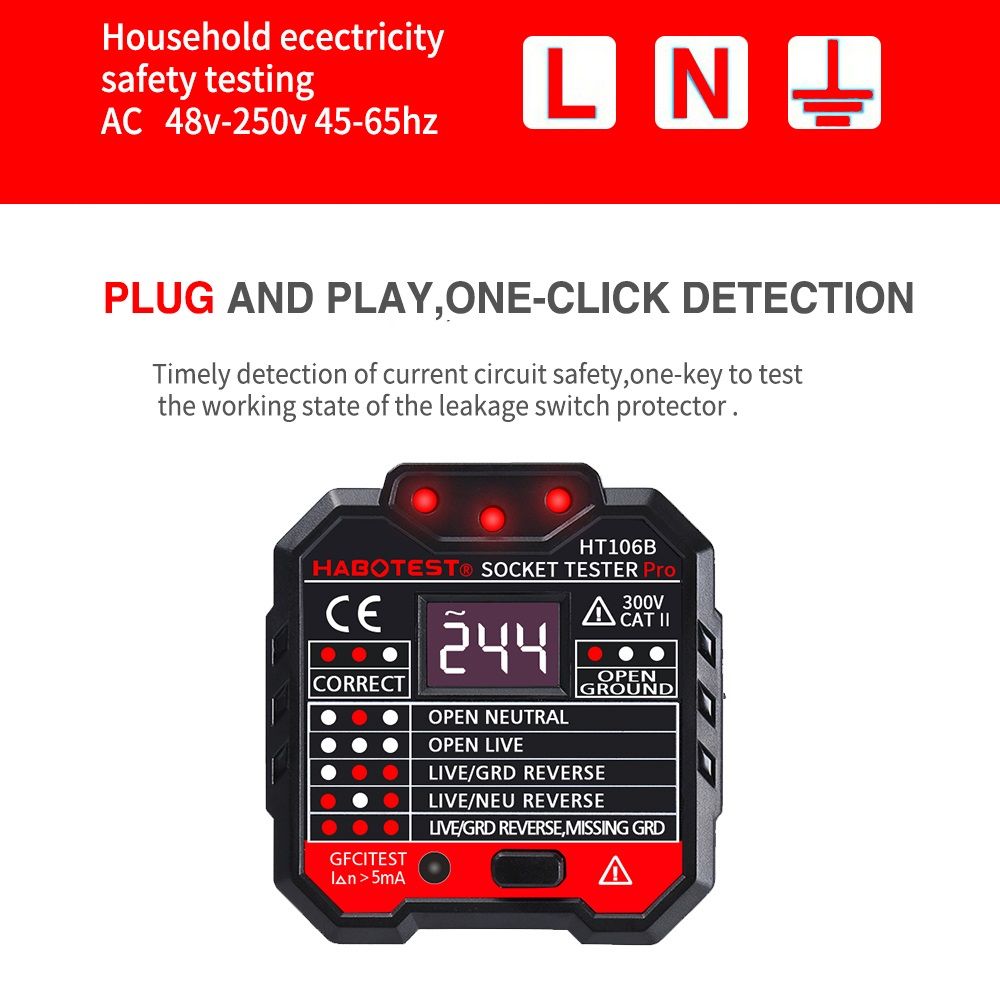 DANIU-HT106B-UK-Socket-Outlet-Tester-Circuit-Polarity-Voltage-Detector-Wall-Plug-Breaker-Finder-RCD--1651753