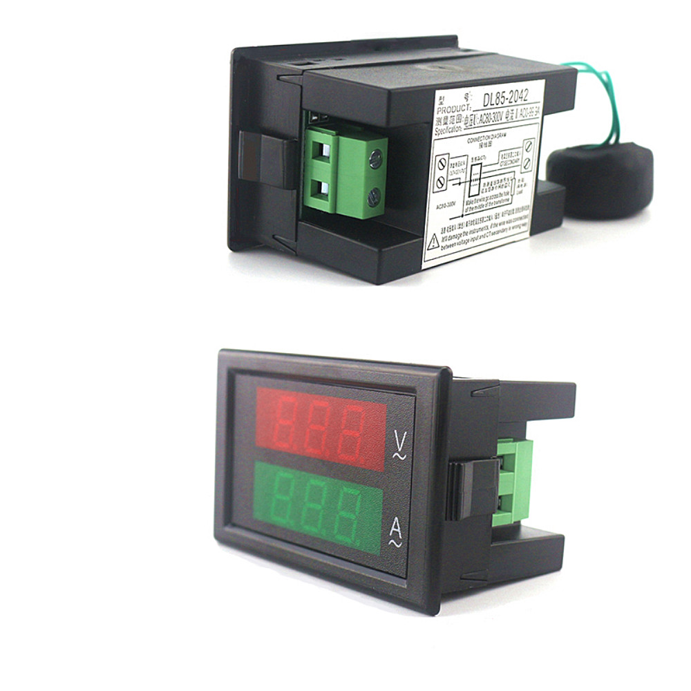 DL69-2042-3-Digit-Dual-Display-Current-Voltmeter-AC-80-300V-0-100A-Led-Volt-Amp-Meter-Voltage-Curren-1416417