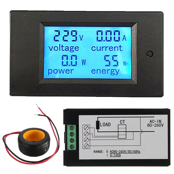 Geekcreitreg-100A-22000W-Power-Monitor-Module-AC-Meter-Panel-45-65Hz-Test-Voltage-AC-80-260V-983057