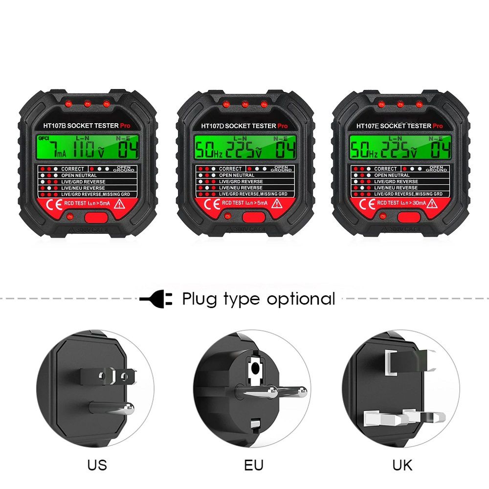 HT107-GFCI-Outlet-Tester-with-Voltage-Display-90-250V-Socket-Tester-for-Electric-Maintenance-Office--1757664