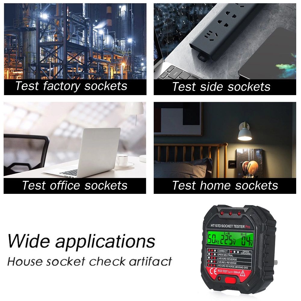 HT107-GFCI-Outlet-Tester-with-Voltage-Display-90-250V-Socket-Tester-for-Electric-Maintenance-Office--1757664