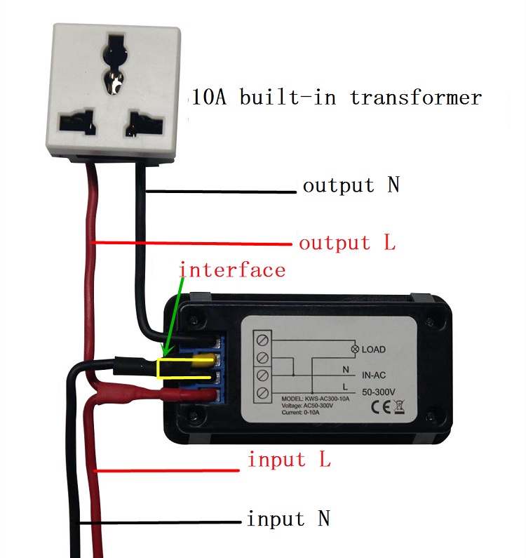 KEWEISI-AC-50300V-10A100A-Digital-Electricity-Meter-Voltmeter-Ammeter-With-CT-Power-Current-Voltage--1722757