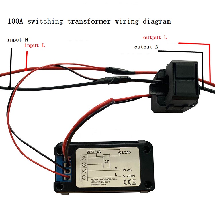 KEWEISI-AC-50300V-10A100A-Digital-Electricity-Meter-Voltmeter-Ammeter-With-CT-Power-Current-Voltage--1722757