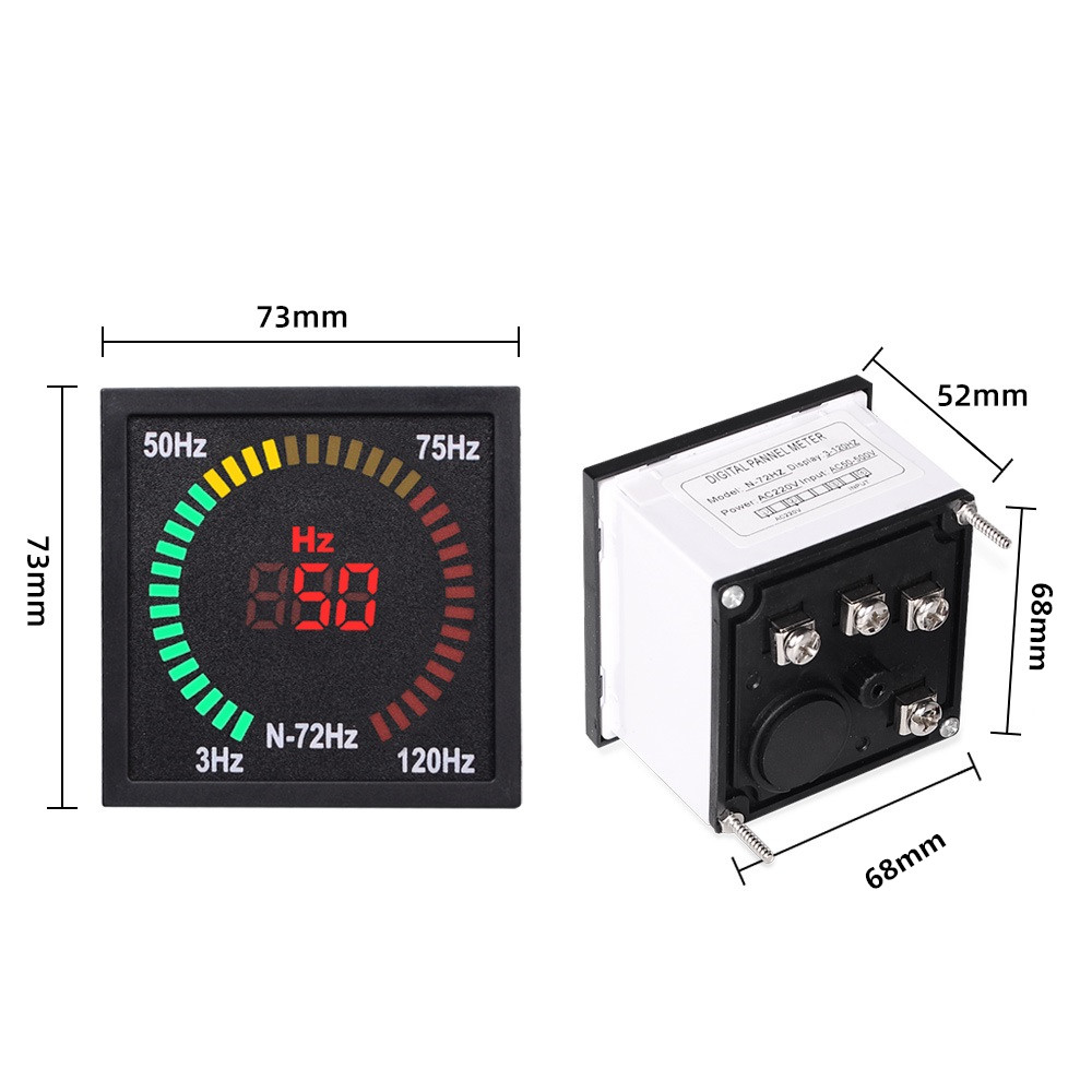 N-72HZ-3120Hz-68mm-Hole-Size-Digital-Frequency-Meter-73mm-Square-Panel-LED-Display-Electrical-Hertz--1732899