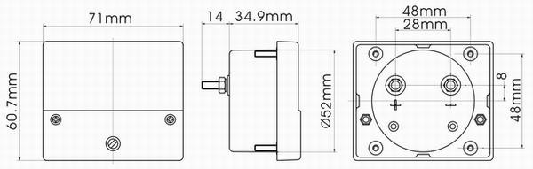 Pointer-Analog-Amp-Panel-Meter-Current-Ammeter-DC-0-500A-500A-with-Shunt-1538436