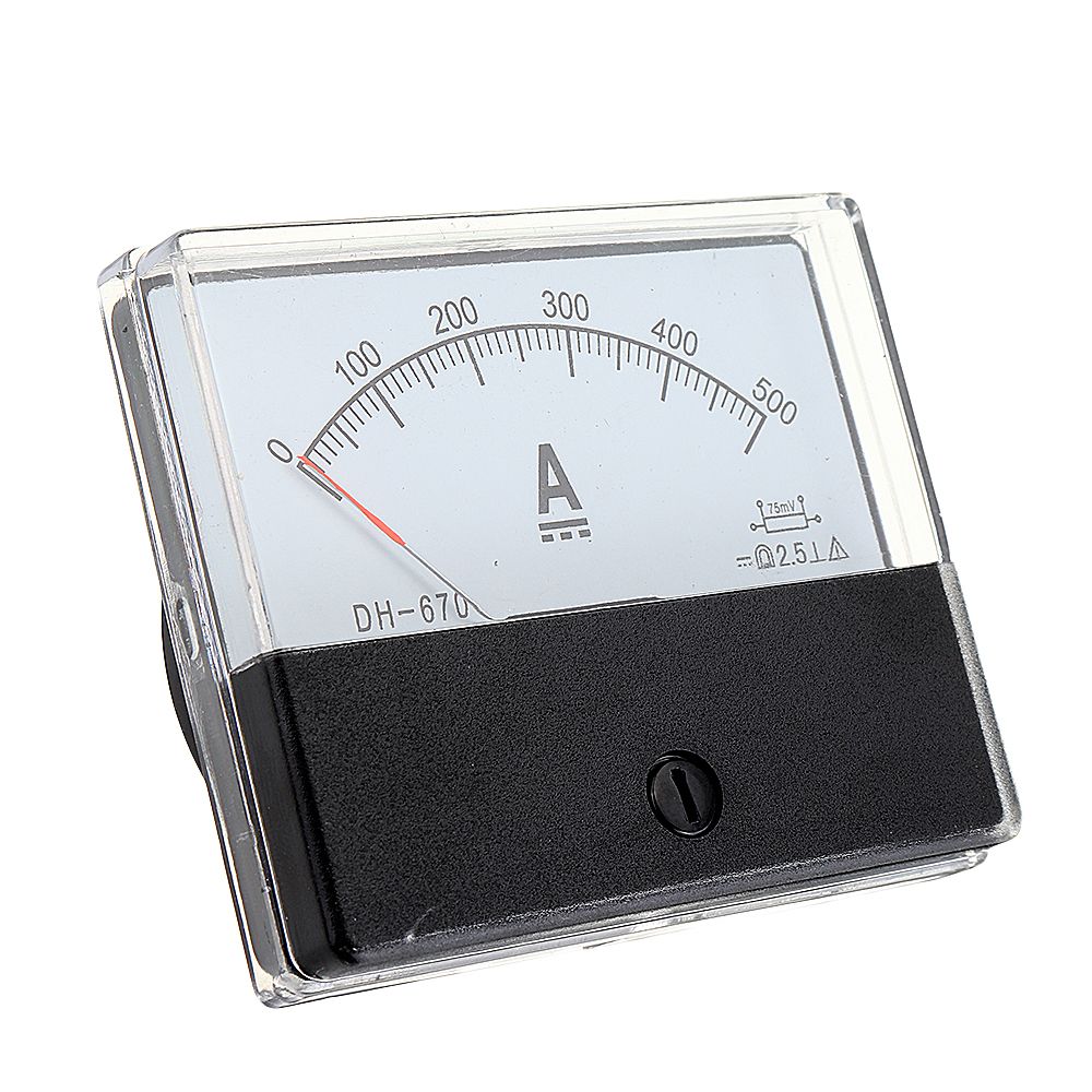 Pointer-Analog-Amp-Panel-Meter-Current-Ammeter-DC-0-500A-500A-with-Shunt-1538436