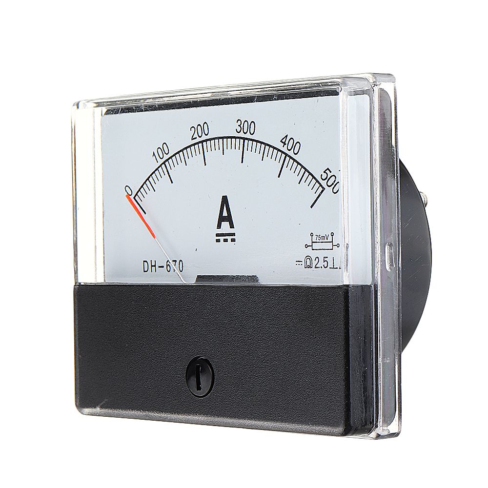 Pointer-Analog-Amp-Panel-Meter-Current-Ammeter-DC-0-500A-500A-with-Shunt-1538436