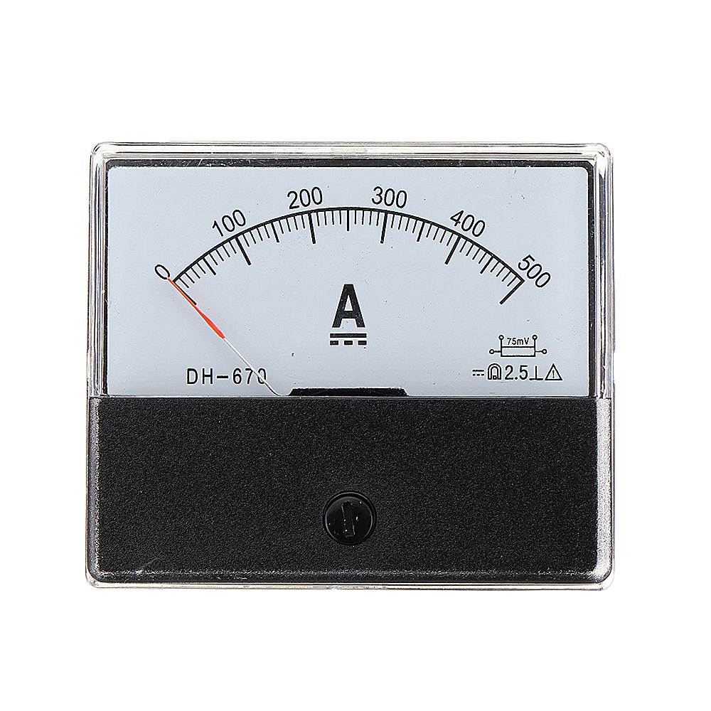 Pointer-Analog-Amp-Panel-Meter-Current-Ammeter-DC-0-500A-500A-with-Shunt-1538436
