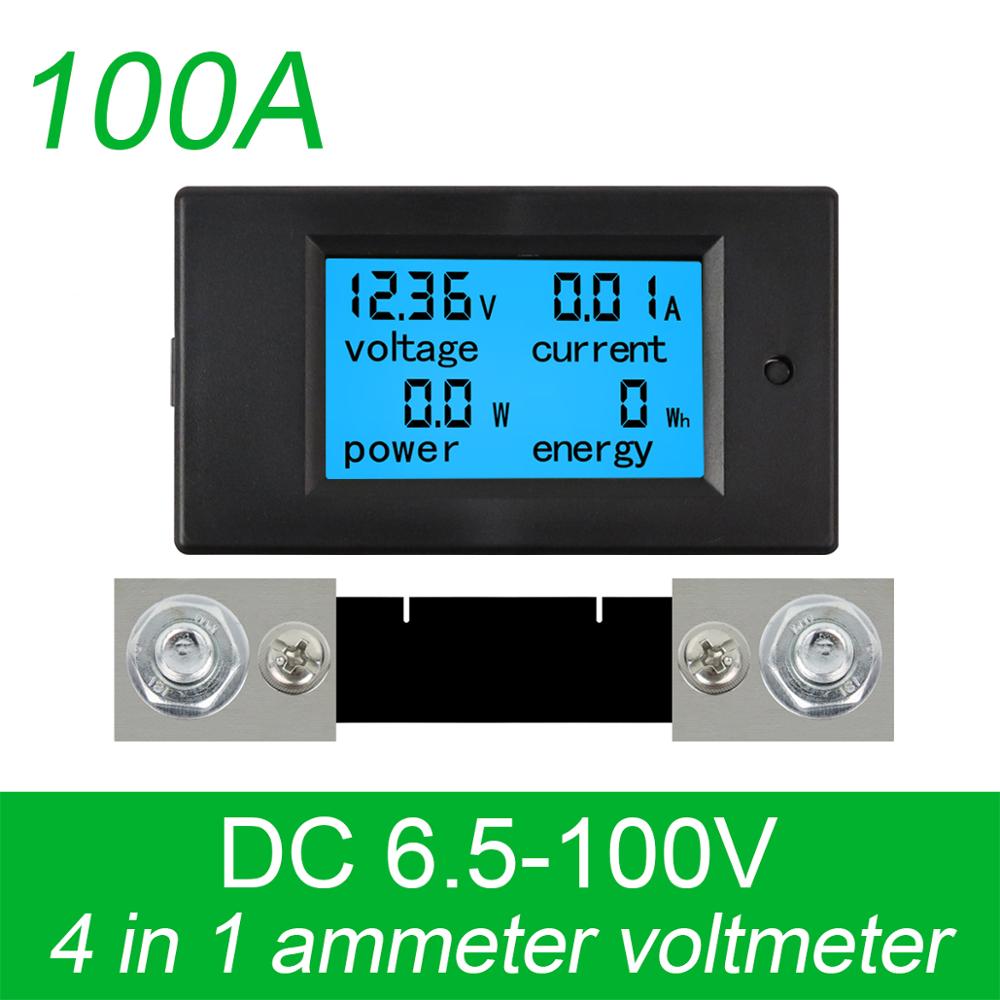 TSPZEM-051-DC-65-100V-0-100A-LCD-Display-Digital-Current-Voltage-Power-Energy-Meter-Multimeter-Ammet-1722742