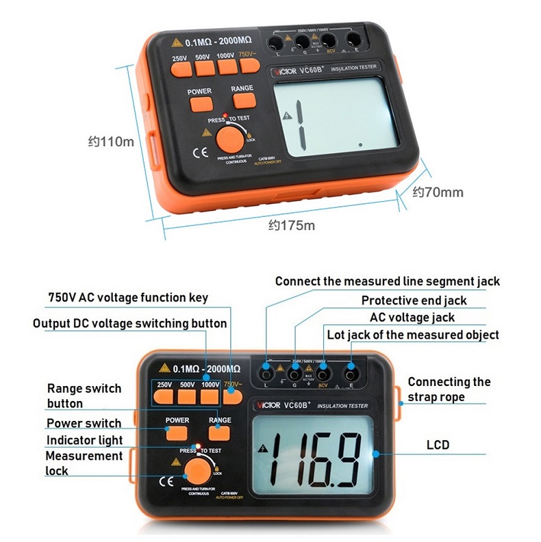 VICTOR-VC60BDE-Digital-Insulation-Resistance-Tester-Original-Megohmmeter-Insulation-Tester-1743328