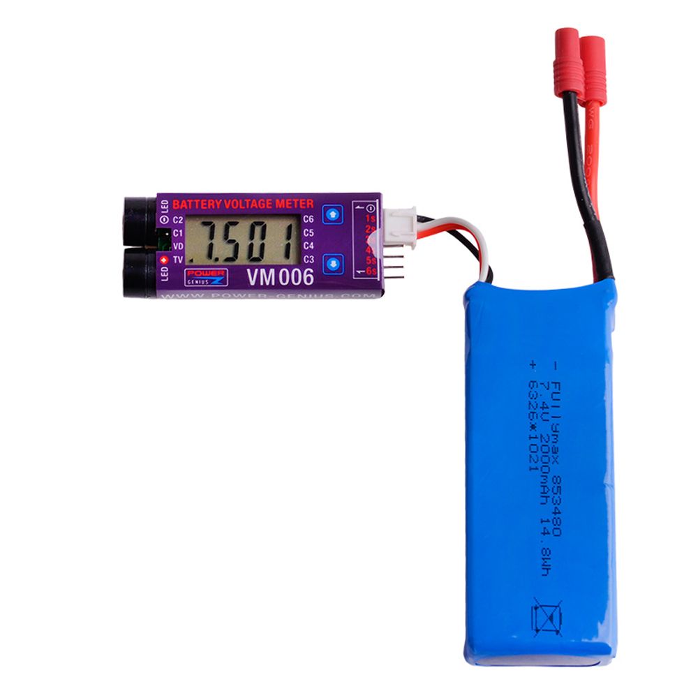VM006-1-6S-DC-30-270V-LiPo-Battery-Accurate-1mV-Battery-Voltage-Meter-LCD-Liquid-Crystal-Display-A-1379421