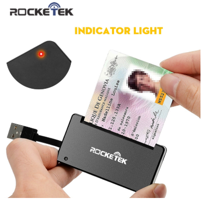 Flat-VersionRocketek-USB-20-Smart-Card-Reader-Memory-for-CAC-ID-Bank-EMV-Electronic-DNIE-Dni-SIM-Clo-1700378