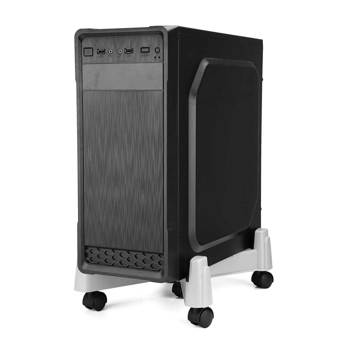 X-shape-PC-Computer-CPU-Stand-Tower-Holder-Computer-Case-Stand-with-Swivel-Mobile-CastorsWheels-Adju-1636460